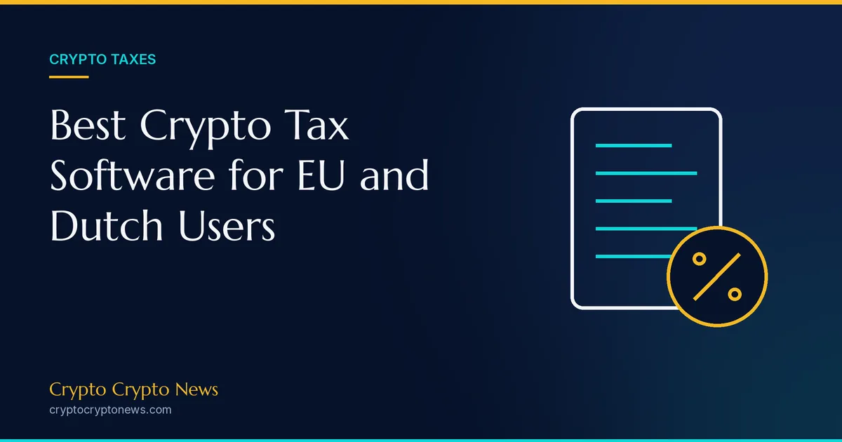 Best Crypto Tax Software for EU and Dutch Users