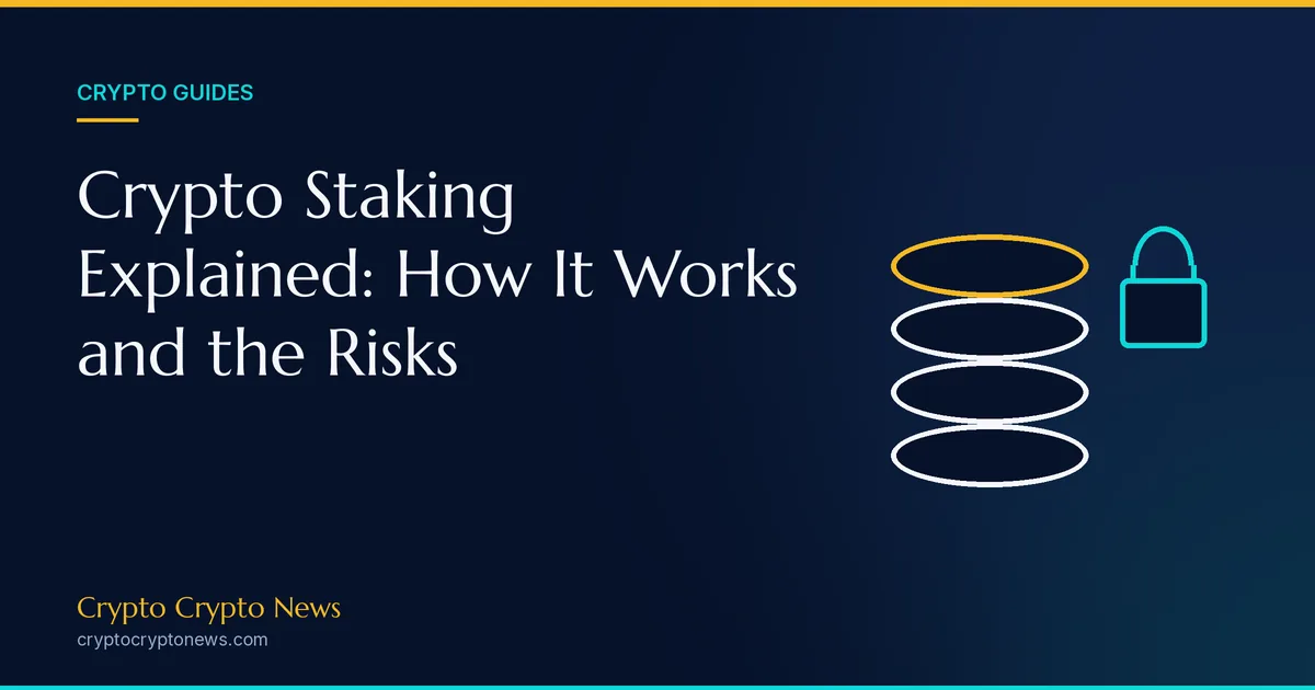 Crypto Staking Explained: How It Works and the Risks
